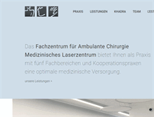 Tablet Screenshot of praxis-khadra.de